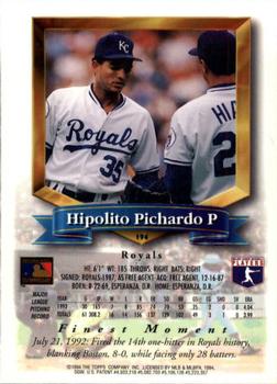 Hipolito Pichardo  baseball card collectible - Main Image 2