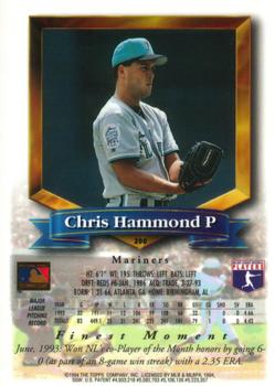 Chris Hammond  baseball card collectible - Main Image 2