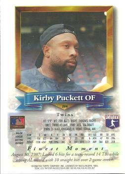Kirby Puckett  baseball card collectible - Main Image 2