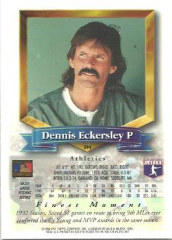 Dennis Eckersley  baseball card collectible - Main Image 2