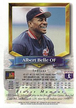 Albert Belle  baseball card collectible - Main Image 2