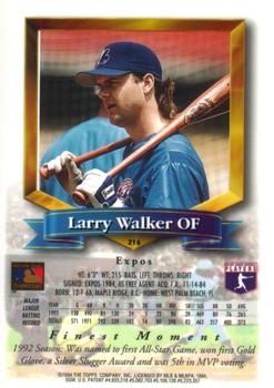 Larry Walker  baseball card collectible - Main Image 2