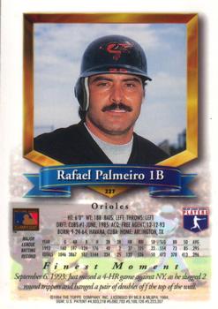 Rafael Palmeiro  baseball card collectible - Main Image 2
