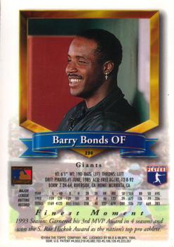 Barry Bonds  baseball card collectible - Main Image 2