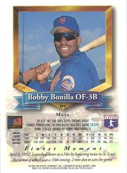 Bobby Bonilla  baseball card collectible - Main Image 2