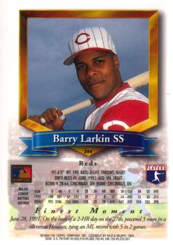 Barry Larkin  baseball card collectible - Main Image 2