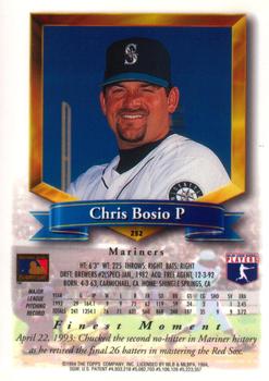 Chris Bosio  baseball card collectible - Main Image 2