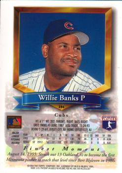 Willie Banks  baseball card collectible - Main Image 2