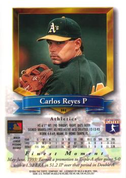 Carlos Reyes  baseball card collectible - Main Image 2