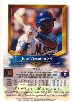 Jose Vizcaino  baseball card collectible - Main Image 2