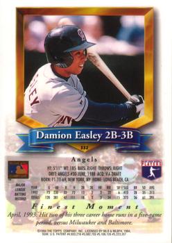 Damion Easley  baseball card collectible - Main Image 2