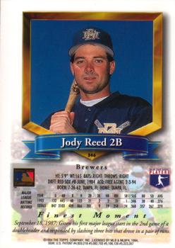 Jody Reed  baseball card collectible - Main Image 2