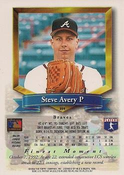 Steve Avery  baseball card collectible - Main Image 2