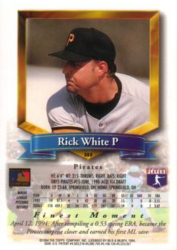 Rick White  baseball card collectible - Main Image 2