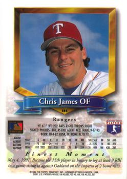 Chris James  baseball card collectible - Main Image 2