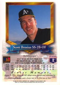 Scott Brosius  baseball card collectible - Main Image 2