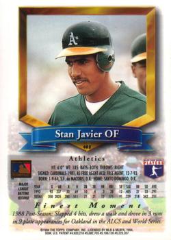 Stan Javier  baseball card collectible - Main Image 2