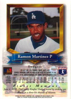 Ramon Martinez  baseball card collectible - Main Image 2