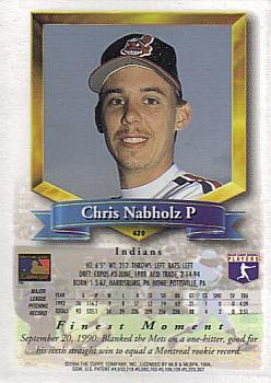 Chris Nabholz  baseball card collectible - Main Image 2