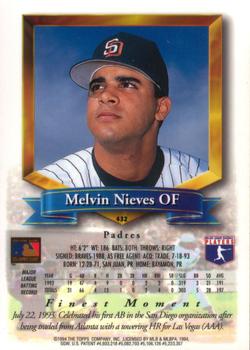 Melvin Nieves  baseball card collectible - Main Image 2