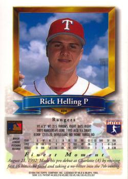 Rick Helling  baseball card collectible - Main Image 2
