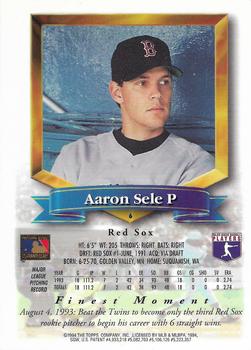 Aaron Sele  baseball card collectible - Main Image 2