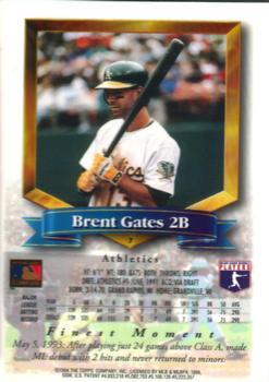 Brent Gates  baseball card collectible - Main Image 2