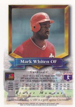 Mark Whiten  baseball card collectible - Main Image 2