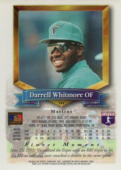 Darrell Whitmore  baseball card collectible - Main Image 2