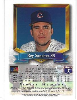 Rey Sanchez  baseball card collectible - Main Image 2