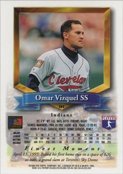 Omar Vizquel  baseball card collectible - Main Image 2