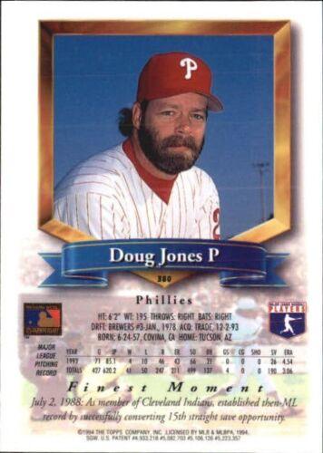 Doug Jones  baseball card collectible - Main Image 2