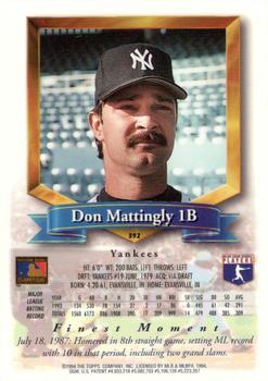 Don Mattingly  baseball card collectible - Main Image 2