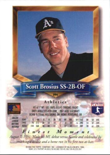 Scott Brosius  baseball card collectible - Main Image 2