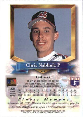 Chris Nabholz  baseball card collectible - Main Image 2