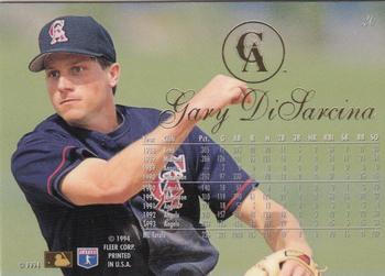 Gary DiSarcina  baseball card collectible - Main Image 2