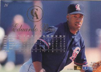 Eduardo Perez  baseball card collectible - Main Image 2