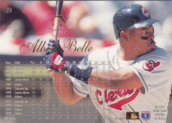 Albert Belle  baseball card collectible - Main Image 2