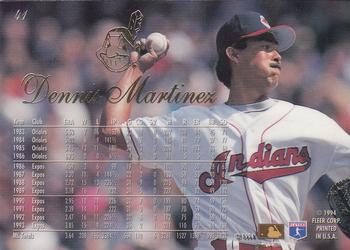 Dennis Martinez  baseball card collectible - Main Image 2