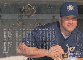 John Jaha  baseball card collectible - Main Image 2