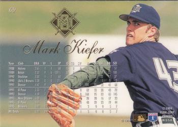 Mark Kiefer  baseball card collectible - Main Image 2