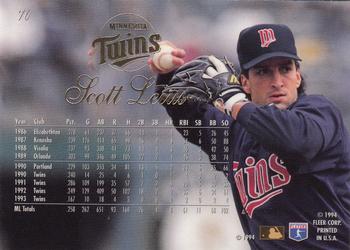 Scott Leius  baseball card collectible - Main Image 2