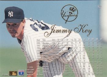 Jimmy Key  baseball card collectible - Main Image 2