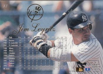 Jim Leyritz  baseball card collectible - Main Image 2