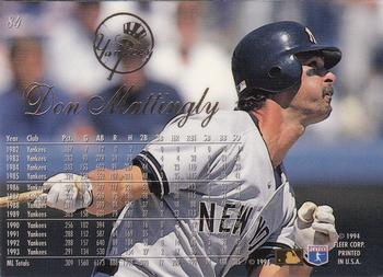 Don Mattingly  baseball card collectible - Main Image 2