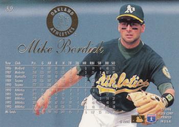 Mike Bordick  baseball card collectible - Main Image 2