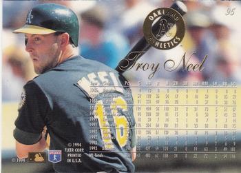 Troy Neel  baseball card collectible - Main Image 2