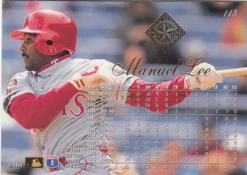 Manuel Lee  baseball card collectible - Main Image 2