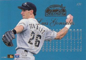Luis Gonzalez  baseball card collectible - Main Image 2