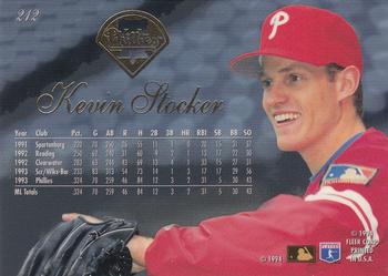 Kevin Stocker  baseball card collectible - Main Image 2